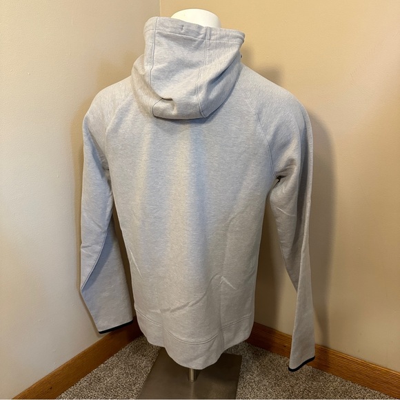 Old Navy Active Hoodie Light Gray Sweatshirt Funnel Neck Dynamic Fleece - Picture 2 of 3